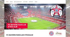 Desktop Screenshot of fc-bayern-fanclub-steigalm.de